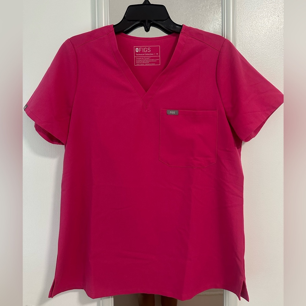 Figs Hot Pink Scrub Set